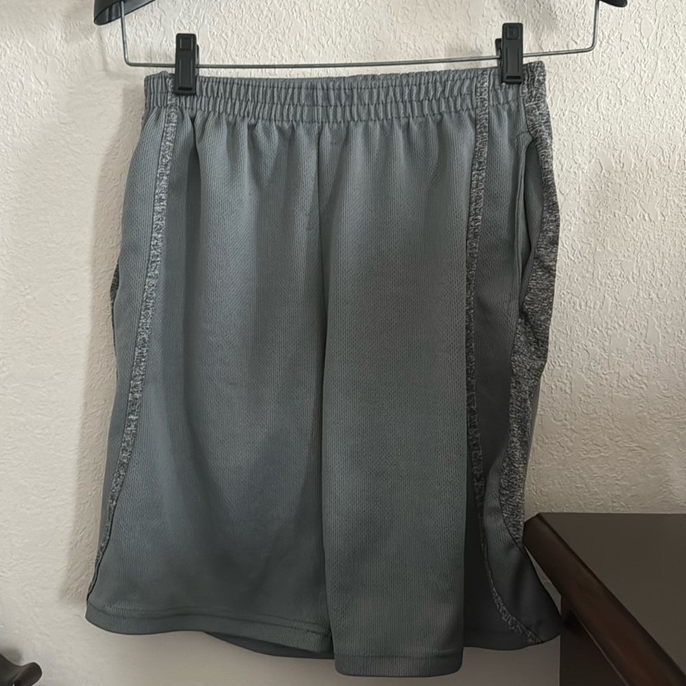 Boys Gray Athletic Shorts